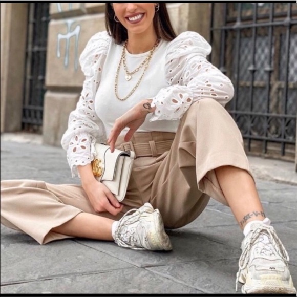 Zara NEW contrast sleeve sweater - Picture 15 of 15